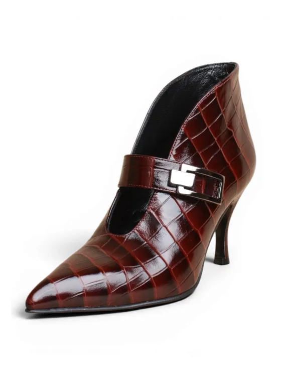 Rubina — yılan desen bootie