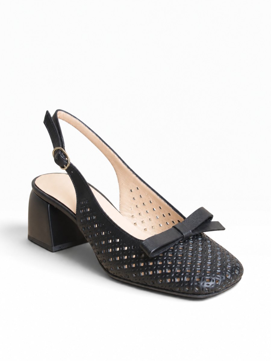 Gia — Hakiki deri Slingback · 3 Renk · RUKA el yapımı kadın topuklu ayakkabı